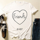 Friends Joey T Shirt Letter Love Pattern Printed Short Sleeve T-shirt