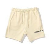 Fog Essentials Shorts Fashion Brand Fog Double Line Essentials High Street Sports Fifth Pants Men and Women Couple Fear Of God Shorts