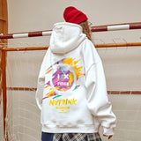 Smiley Face Hoodie Street Oversize Fall/Winter Hoodie Men's plus Size