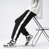 Men Sweatpants Cotton Casual Pants Men's Spring and Autumn Trends Color Matching Sports Trousers