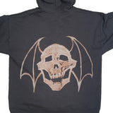 Skull Hoodie Halloween Skull Printed Jacket Coat Long Sleeve Zipper Sweater