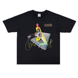 Rock Star T Shirt Printed T-shirt Short Sleeve Cotton Loose Men and Women