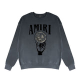 Amiri Sweatshirt Amiri Crew Sweatshirts Crew Neck Sweater