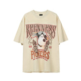 Man Tees Summer Fashion Brand Heavy Short Sleeve T-shirt