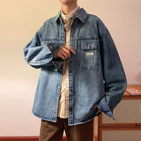 Denim Shirts Denim Jacket Men's and Women's Loose All-Match Casual Shirt