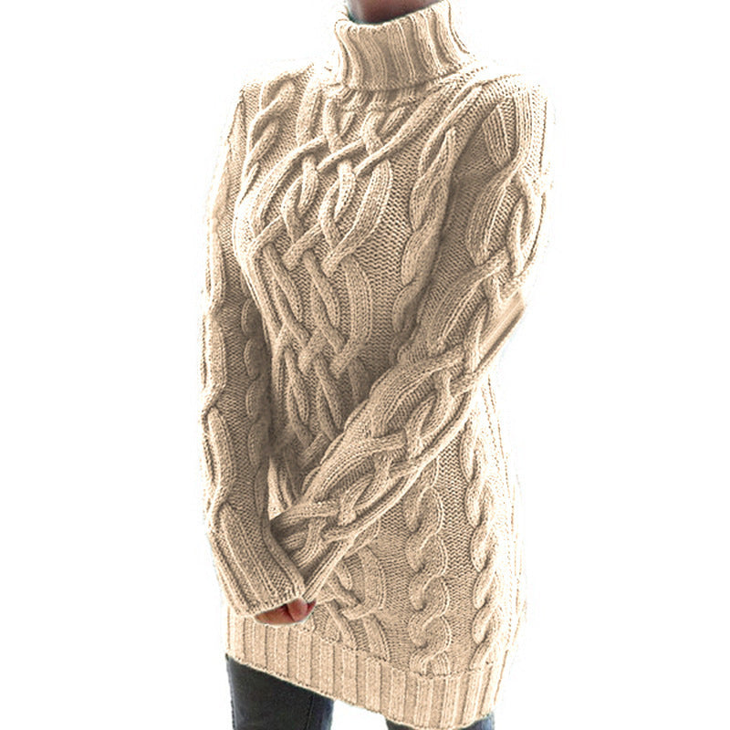 Sweater Dress Outfit With Tights 2 Piece Set Sweater Women's Knitwear Autumn and Winter Twist Dress