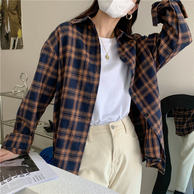 Beth Dutton Outfits Black and White Plaid Shirt for Women Baggy Coat