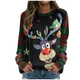 Black Christmas Sweater Fall/Winter Women's Sweater