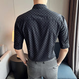 Men Shirts Light Business Casual Shirt Men