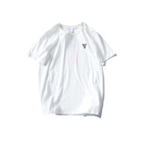 Men's T-shirt Summer Men's K Cartoon Kitten Printed Short-Sleeved T-shirt Casual Loose round Neck Bottoming Top