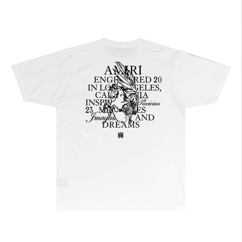 Amiri T Shirt Fashion Brand Short Sleeve T-shirt Shirt