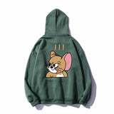 Tom and Jerry Hoodie Fall/Winter Cartoon Velvet Hooded Sweater Suit