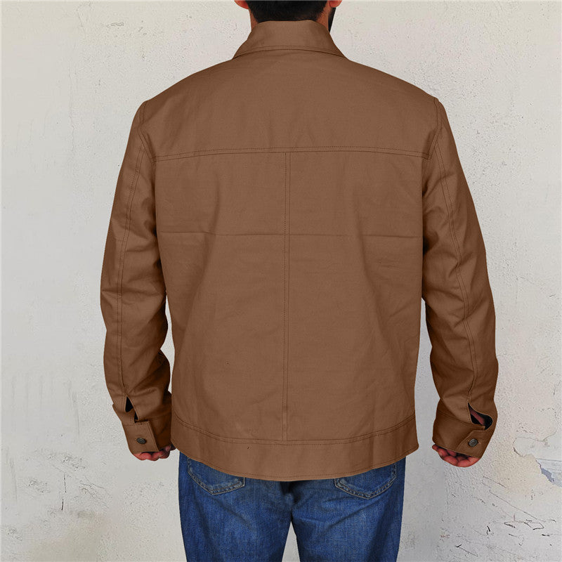 John Dutton Jacket Loose Retro Jacket Casual Jacket Men's Huangshi Printed Jacket