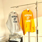 Human Made Hoodie Love H Hooded Fleece Lined Sweater Loose Couple