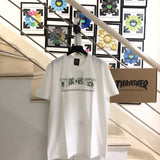 Thrasher T Shirt Thrasher Dollar Bill Flame Loose Short Sleeve Fall Winter Couples Women