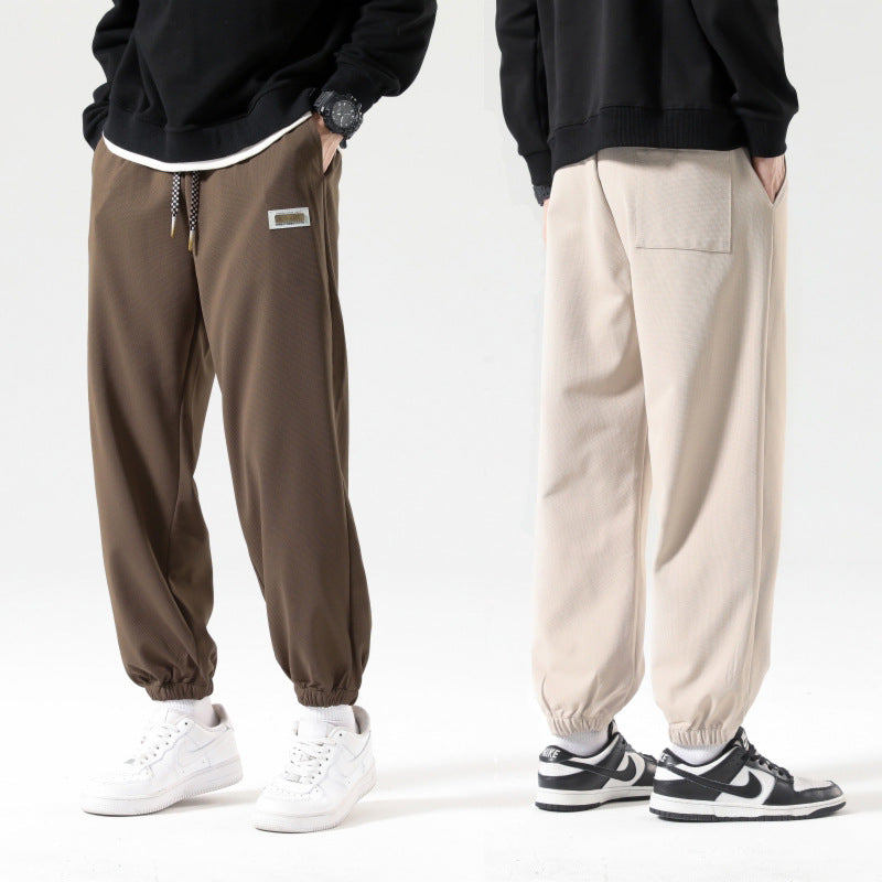 Men Sweatpants Men Autumn and Winter Sports Loose Casual Trousers