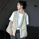 Women Winter Coats Puffer down Vest Lightweight down Jacket Thin Vest