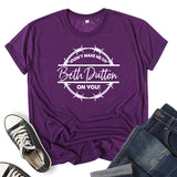 Beth Dutton Outfits Printed T-shirt Loose Casual Fashion