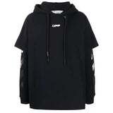Off White Hoodie Pullover Sweatshirts Men's Plus Size Sweater Owt Casual Fashionable Comfortable