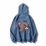 Tom and Jerry Hoodie Fall/Winter Cartoon Velvet Hooded Sweater Suit