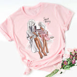 Boy Mama T Shirts Super Mama Mother's Day Bottoming Shirt
