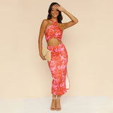 Body Fitting Dresses Summer Sexy Printed Dress