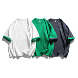 Men T Shitrs Three-Dimensional Letter Printed T-shirt