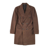 Double Brewed Seersucker Suit Winter Clothing Coat Overcoat Jacket