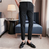 Men Trousers Business Suit Pants