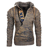 John Dutton Jacket Long Sleeve Lapel Knitwear Loose Large Size Pullover Sweater Coat