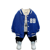 Toddler Boys Jackets Boys' Coat Spring and Autumn Children's Baseball Uniform
