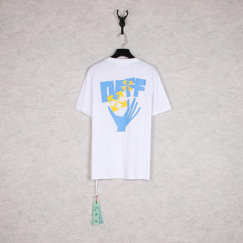 Off White T Shirt Ow ShortSleeved Tshirt Men's Unisex Cotton Arrow Print Owt