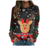 Black Christmas Sweater Fall/Winter Women's Sweater