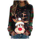 Black Christmas Sweater Fall/Winter Women's Sweater