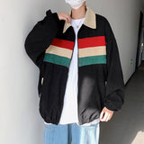 Corduroy Patch Jacket Corduroy Coat for Men Spring and Autumn Casual Jacket