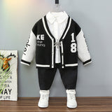 Toddler Boys Sweater Boys' Cardigan Knitted Sweater Spring Clothes for Children
