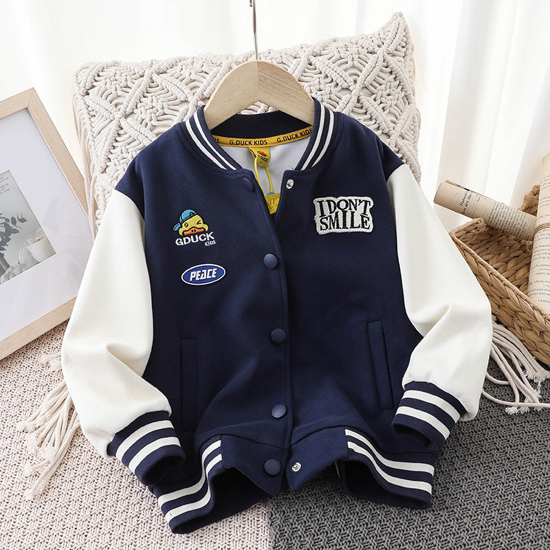 Children Baseball Jacket Children's Clothing Spring Coat Boys' Baseball Jacket