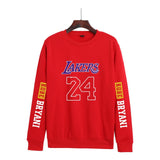 In Memory of Kobe Hoodie Kobe Men and Women Fashion Casual Fleece-Lined Crew Neck Sweater