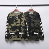 Off White Sweatshirts Arrow Cotton Terry Round Neck Sweater Owt Women Coat Off White Sweatshirts Tshirt for Men