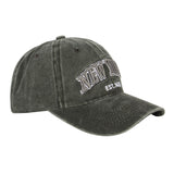 Yankee Baseball Cap Letter Embroidered Baseball Cap Trendy Denim Washed Peaked Cap for Men and Women