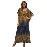 Women Plus Size Dresses Spring/Summer Loose Printed Dress