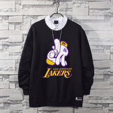 In Memory of Kobe Hoodie Commemorative Kobe round Neck Sweater Winter Fleece-Lined