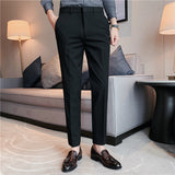 Men Trousers Men's Casual Pants Embroidered Trousers