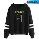 Dreamwastaken Novelty Hoodies Dream Merch Shirt Printed Fashion Loose Sweater