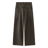 Men Suit Pants Autumn New Product Solid Color Casual Suit Pants Men
