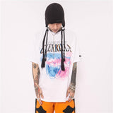 Men T Shirt Summer Casual Tops Abstract Printing Short Sleeve T-shirt