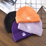 Yankee and Dogers Winter Hat Outer Sports Leisure Warm Wool Couple