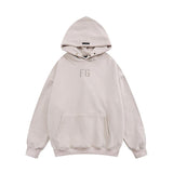 Fog Essentials Hoodie Fashion Brand Fog Fear Of God High Street Velvet Padded Hooded Sweatshirt Men's and Women's Coats