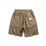 Men Shorts Straight Cargo Pants Casual Retro Loose Shorts