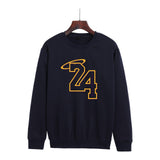In Memory of Kobe Hoodie Kobe Memorial Clothing Casual Loose Men's and Women's Fleece round Neck Sweater